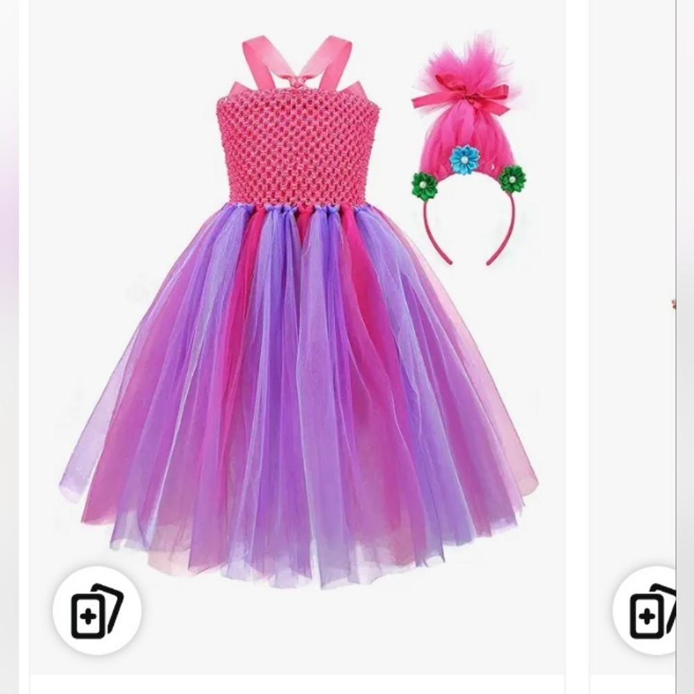 Enchanting Kids Costume - Pink and Purple
